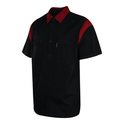 Harley-Davidson Men's Shirt Black Beauty Red Hometown S/S (508)