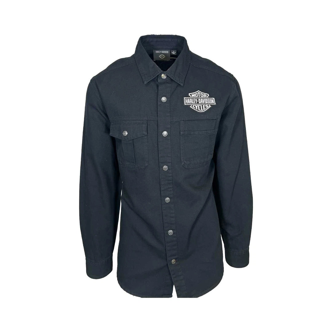 HD Branded Men's Black Shirt Spirit of Freedom Long Sleeve (355) – Spotted Clothing