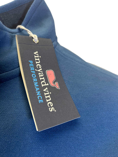 Vineyard Vines Men's Saltwater Surf Stripe Quarter-Zip Pullover