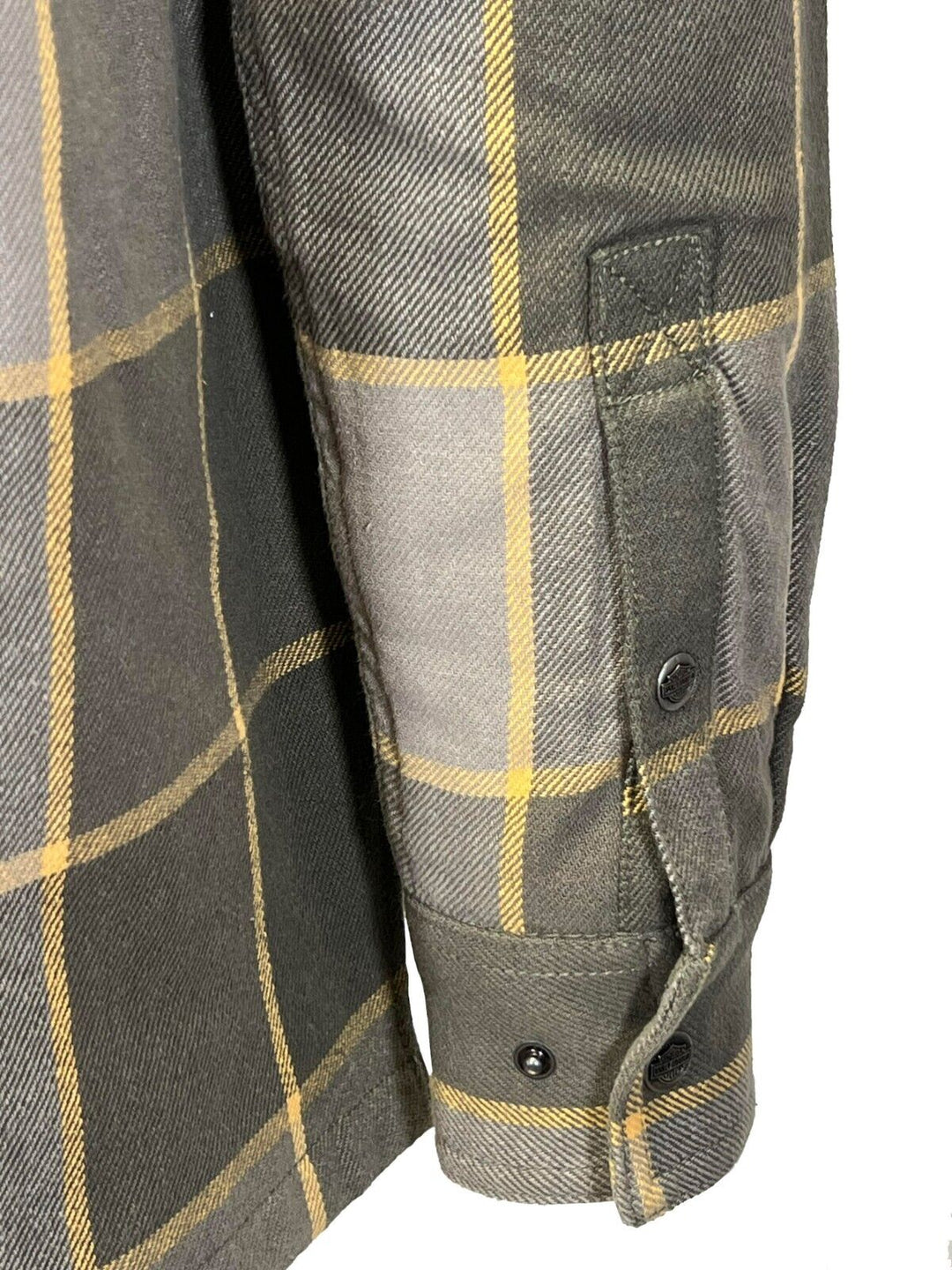 HD Branded Men's Plaid Shirt Jacket Vintage Yarn Dyed L/S Shacket (S72)