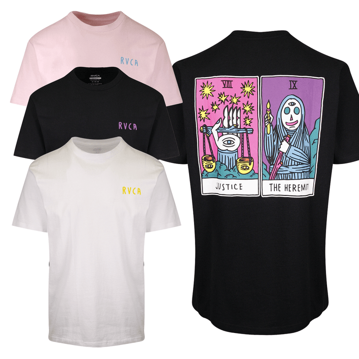 RVCA Men's Tarot Relaxed Fit S/S T-Shirt (S08)