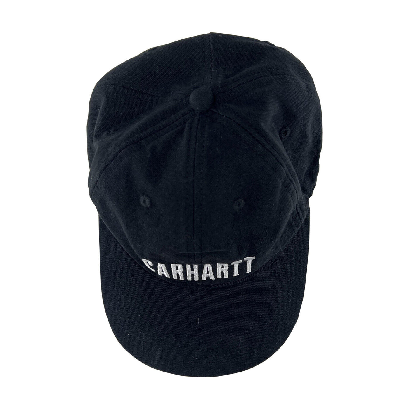 Carhartt Black Canvas Cap FastDry Comfort Block Letters (S07)