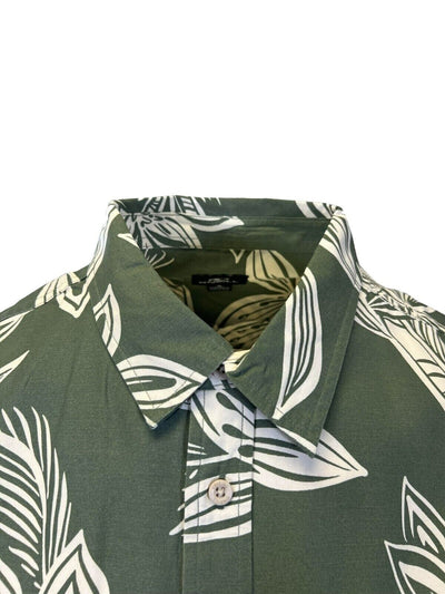O'Neill Men's Shirt Shoreside Short Sleeve Printed Flowers Shirt