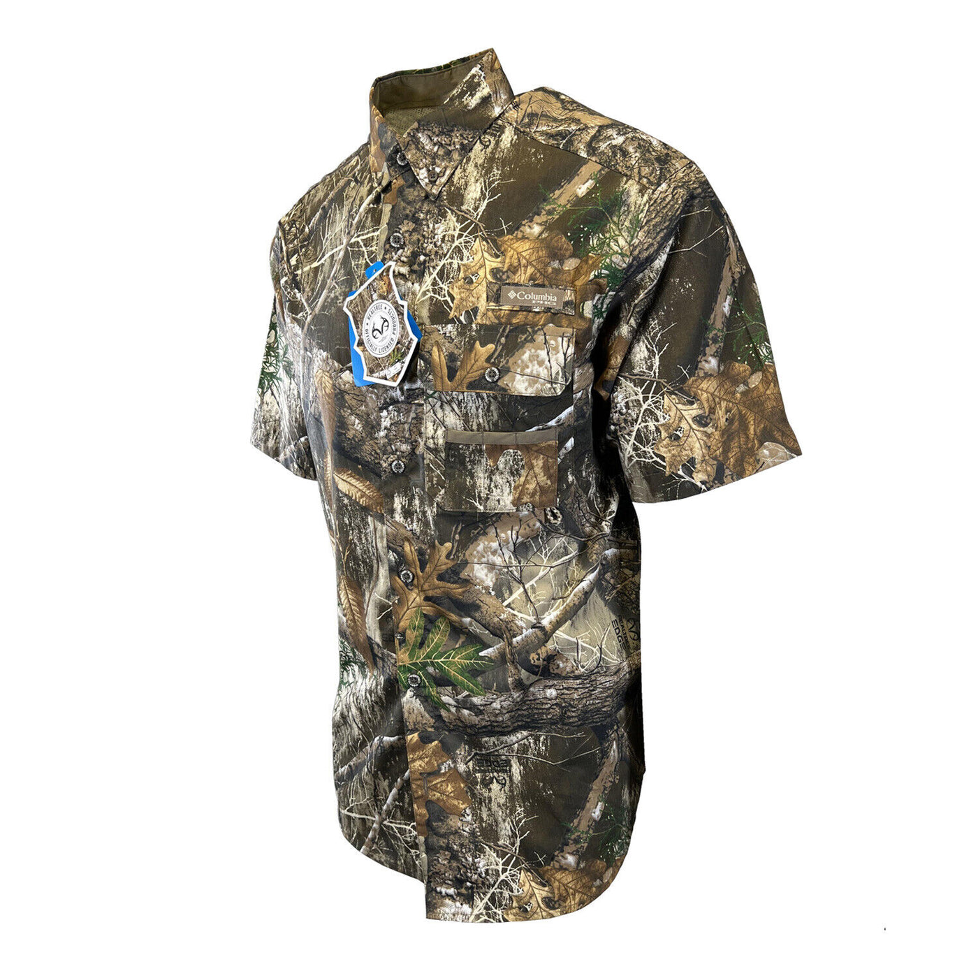 Columbia Men's Realtree Edge Shirt PHG Super Sharptail Short Sleeve (903)