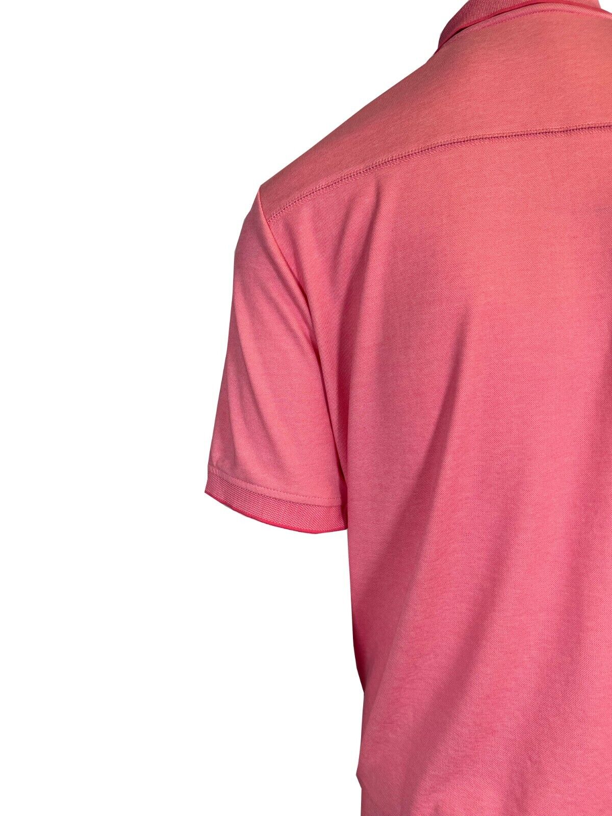 Tommy Bahama Men's Pink Salmon Performance Polo 2 Buttons T-Shirt S/S (S04)