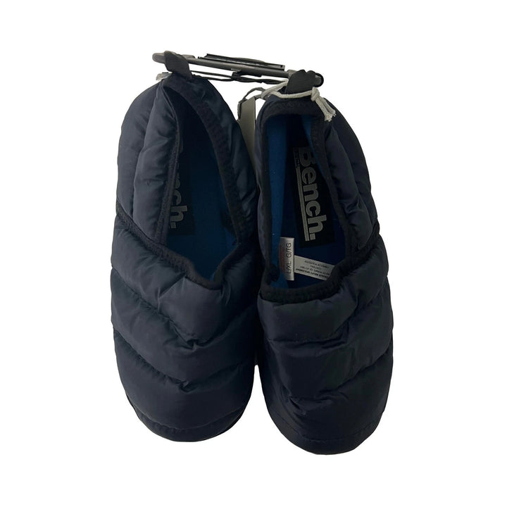 Bench Juniors Kid's Navy Puffer Slippers with Rubber Sole FiberFill (S02)