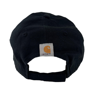 Carhartt Black Canvas Cap FastDry Comfort Block Letters (S07)