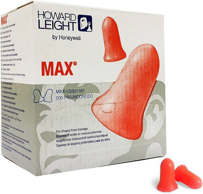 Howard Leight by Honeywell Low Pressure Disposable Foam Earplugs