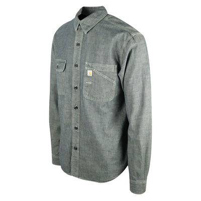 Carhartt Men's Celadon Green Chambray L/S Woven Shirt (S14)