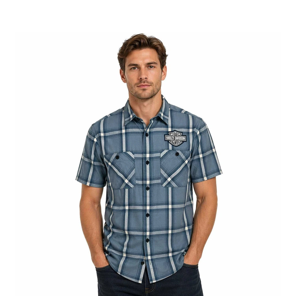 harley davidson dress shirt Harley-Davidson Men's Button Up Shirts