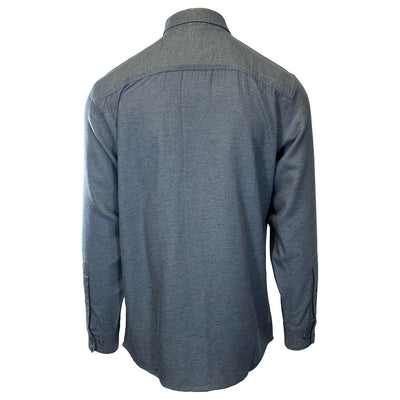 Ascend Men's Turbulence Shirt Herringbone Slub Long Sleeve (S04)