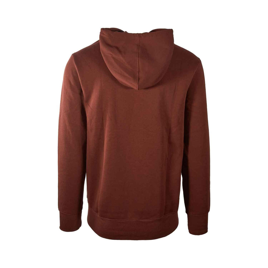 Hurley Men’s Burgundy Hoodie Pullover Block Letters Hooded Sweatshirt (S02)