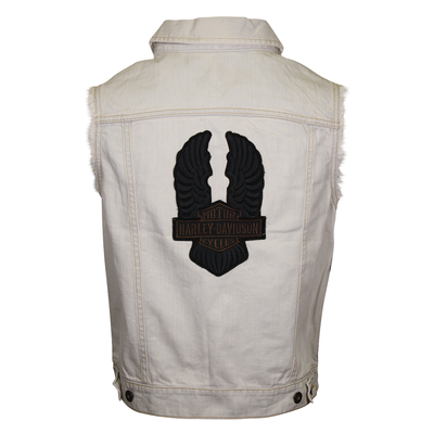 HD Branded Women's Denim Vest Jacket (S11)