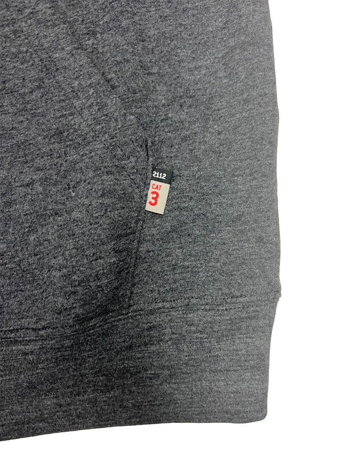 Carhart FR Men′s Granite Heather Sweatshirt Quarter Zip Mock Neck (S52)