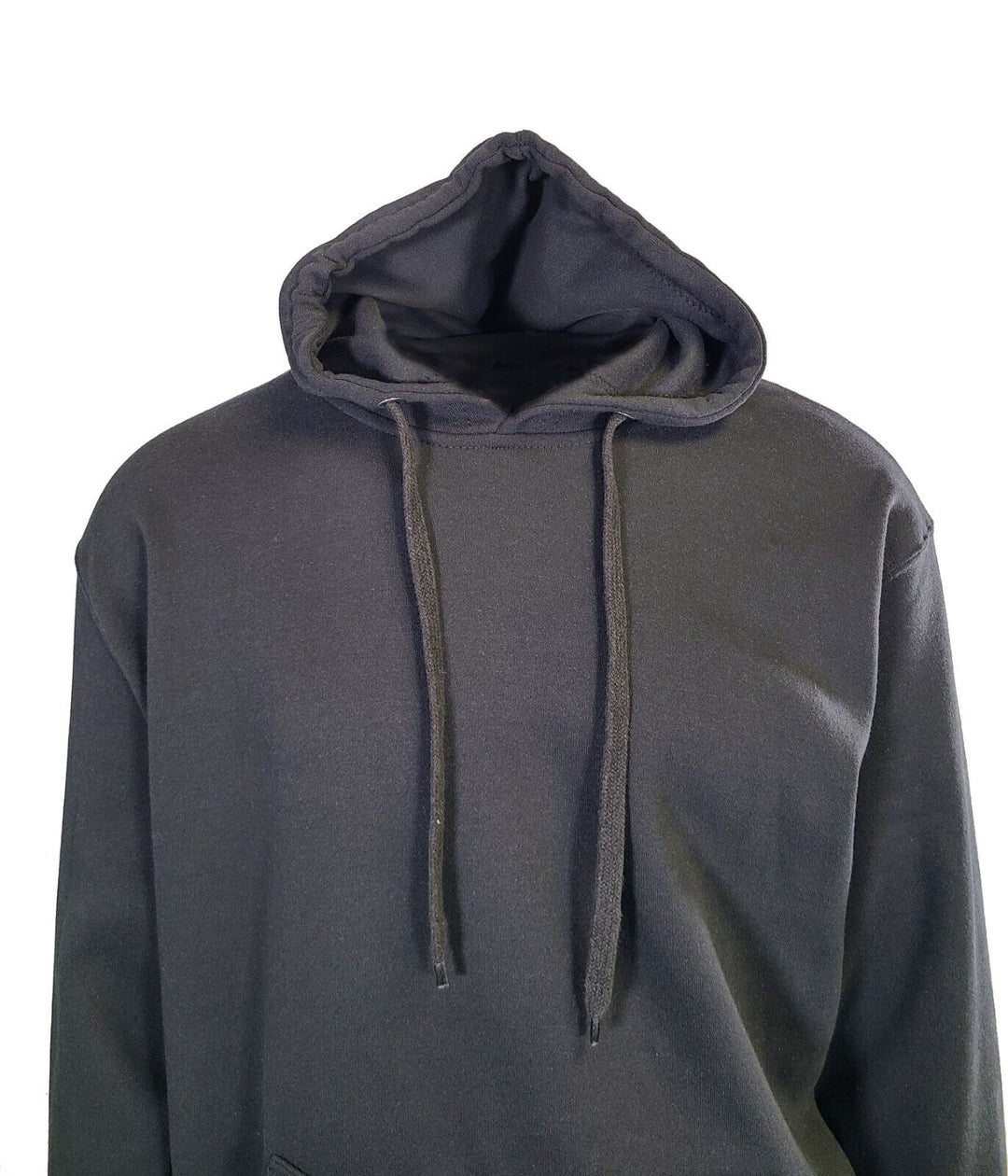 Cotton Best Men's Black Hoodie 2 PACK Pullover Solid L/S (P01)