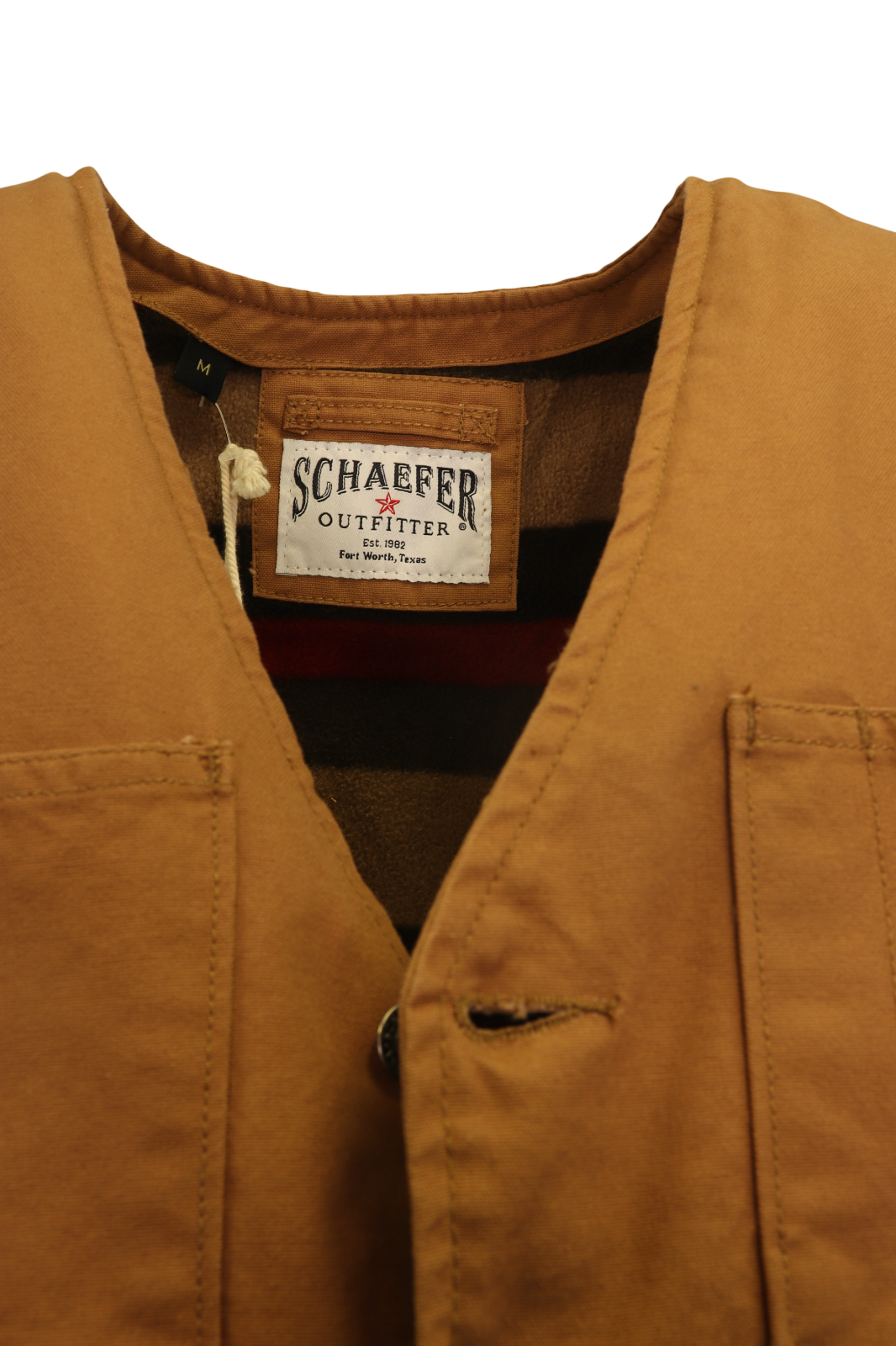 Schaefer Outfitter Men's Vest Blanket Lined Vintage Mesquite