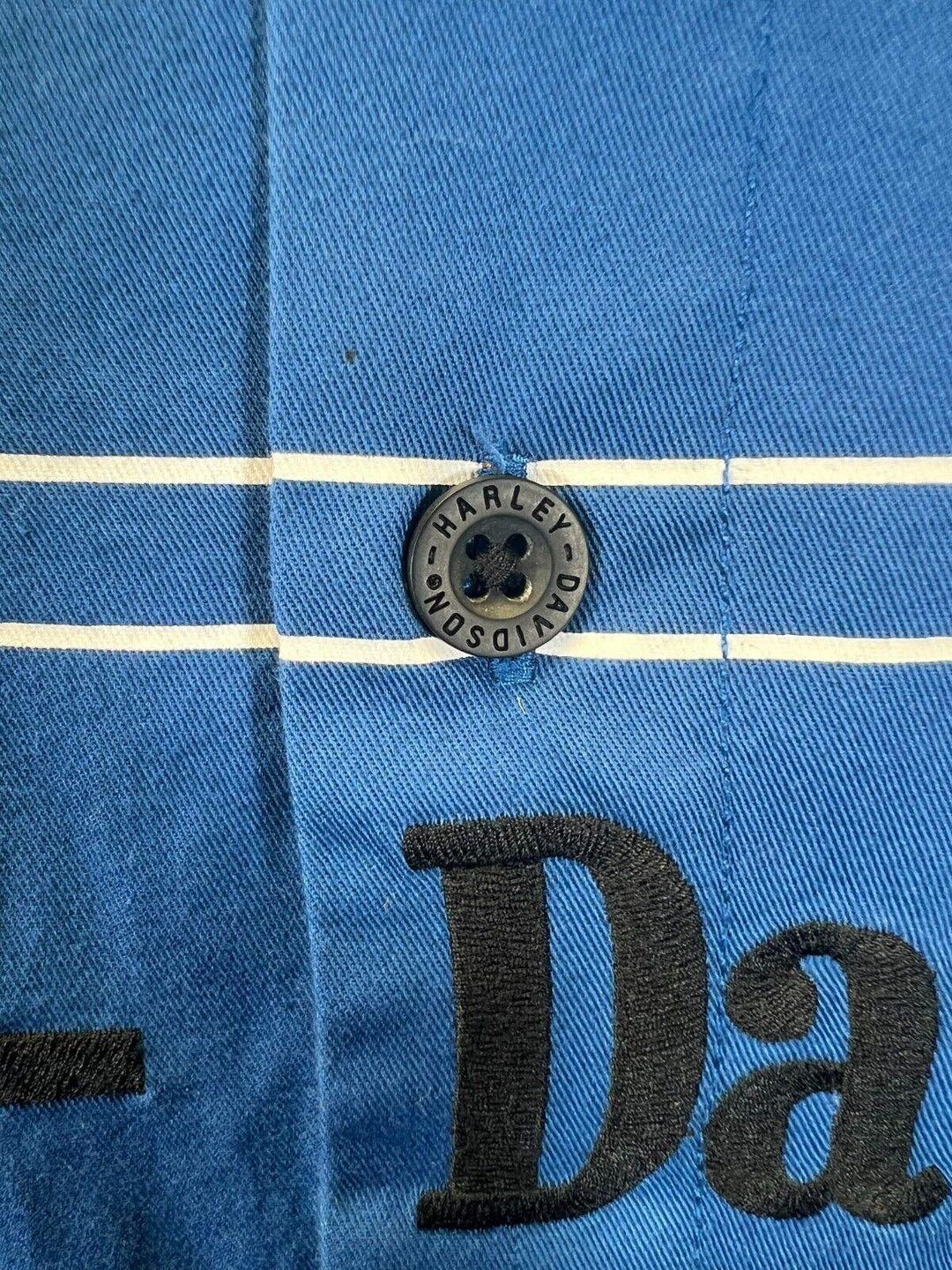 HD Branded Men's True Blue Shirt #1 Racing Logo Short Sleeve (S19)