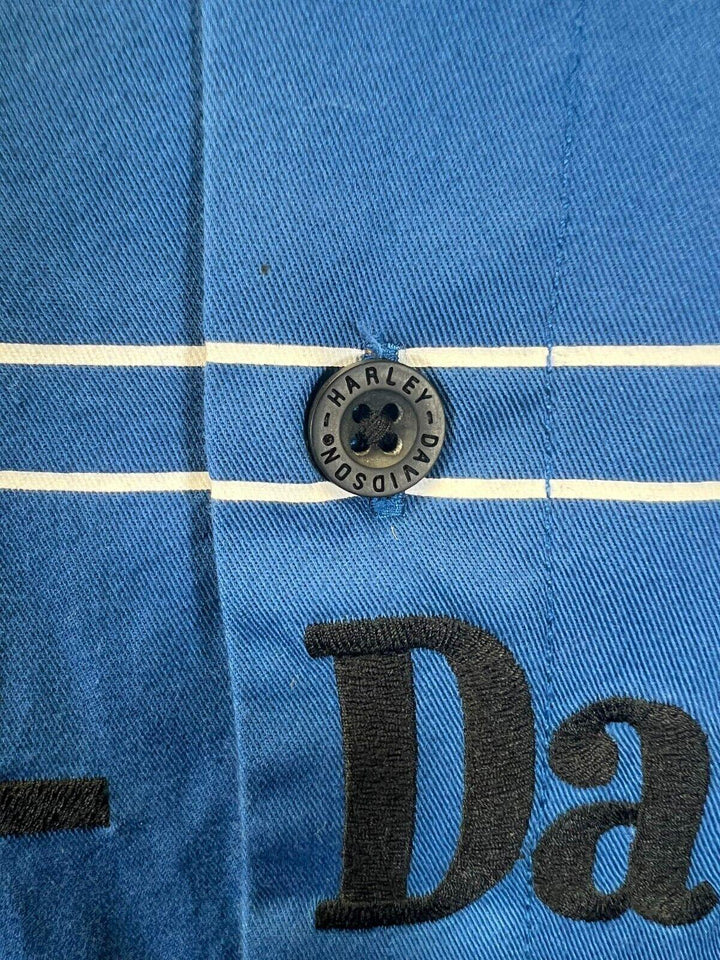 HD Branded Men's True Blue Shirt #1 Racing Logo Short Sleeve (S19)