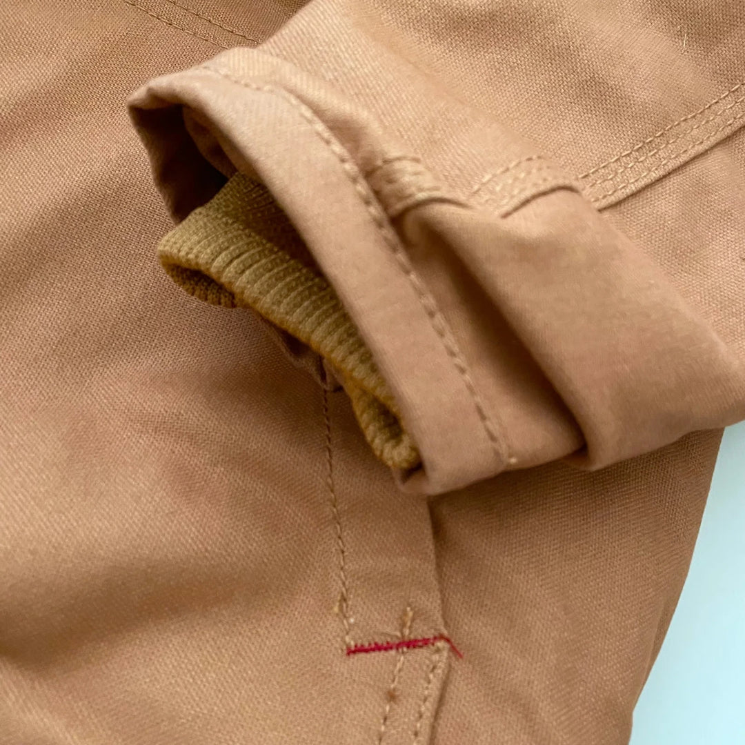 Eddie Bauer Men's Brown Duck Heavy-Duty Insulated Work Jacket