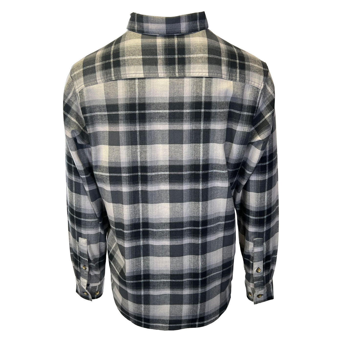 Columbia Men's Grey Multi Tartan Cornell Woods Flannel Shirt (019)