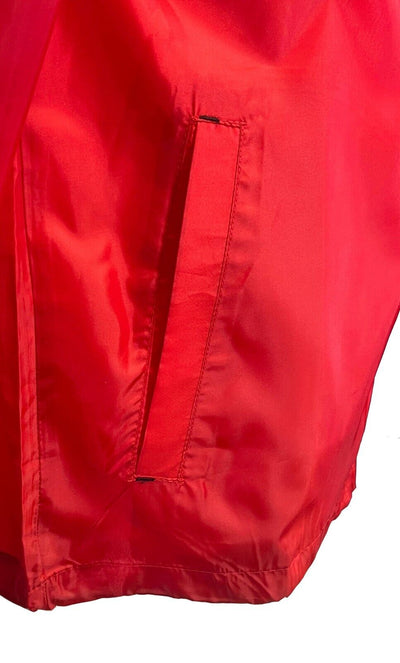 Canadian Peak Men's Red Jacket 1953 Butaneak Wind Rain Breaker (S04)