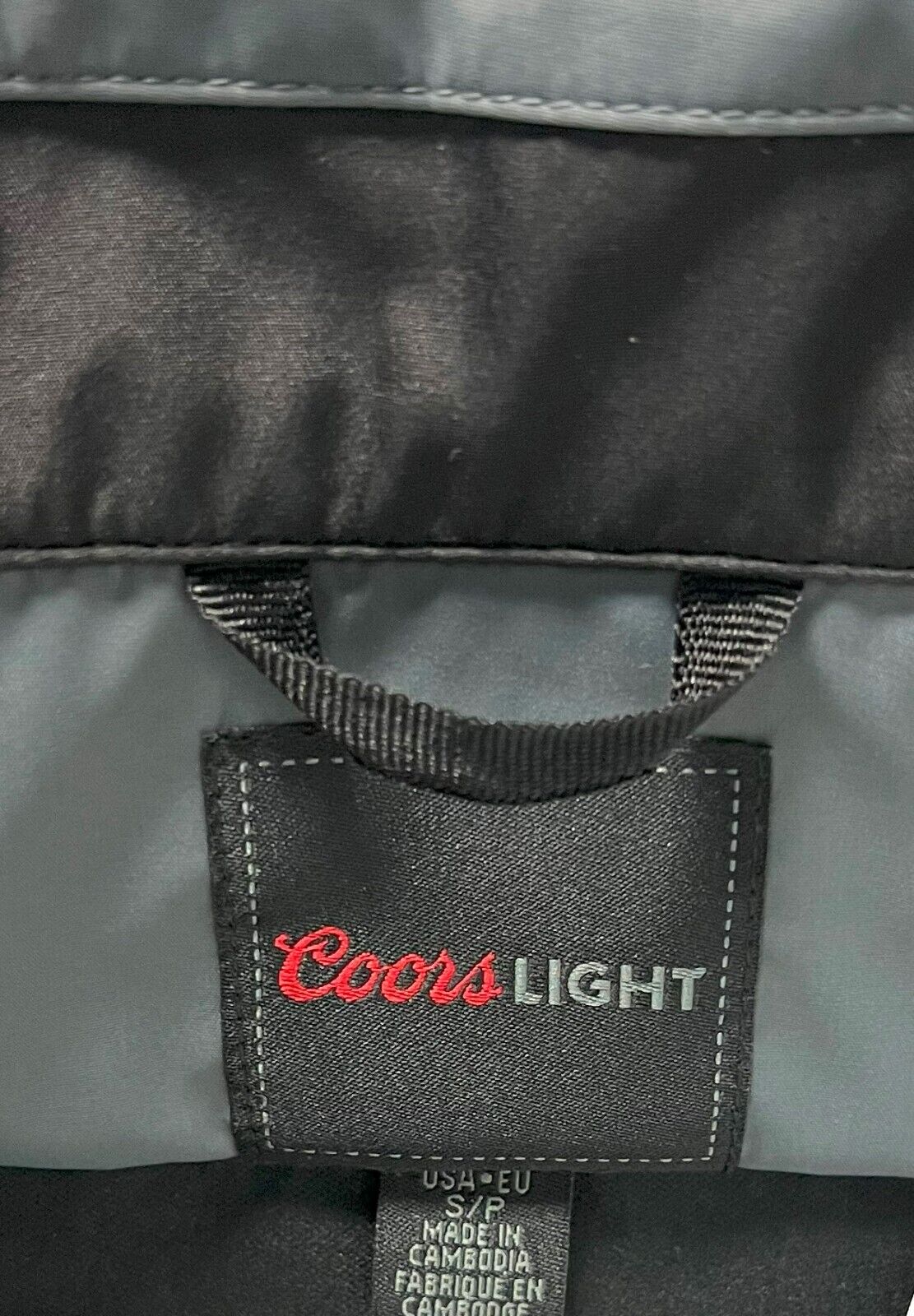 Coors Light Women's Jacket Grey Black Two Tone Pulse Softshell (S03)