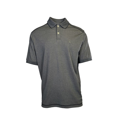 Tommy Bahama Men's Black Performance Polo 2 Buttons T-Shirt S/S (S08)