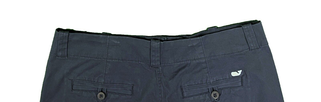 Vineyard Vines Women's Blue Blazer Shorts Everyday Solid Pockets (S04)