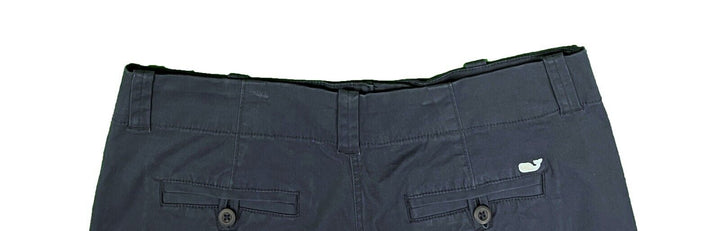 Vineyard Vines Women's Blue Blazer Shorts Everyday Solid Pockets (S04)