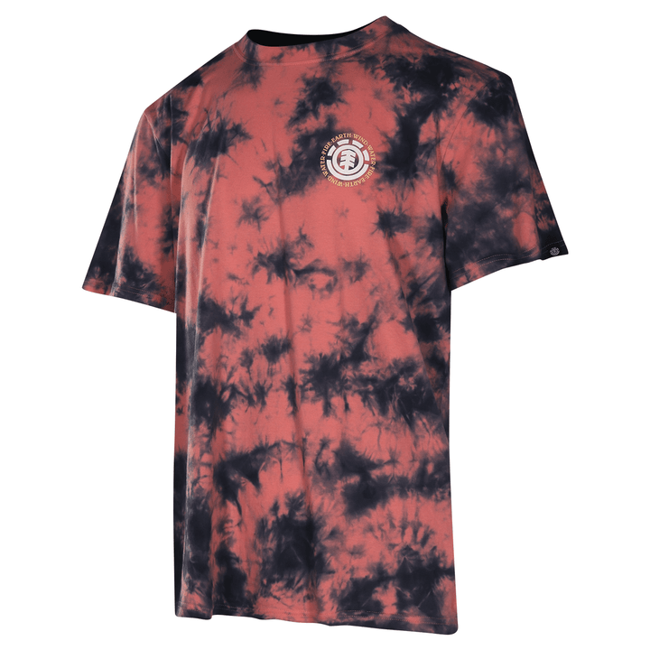 Element Men's T-Shirt Pink Blue Wander Tye-Dye S/S (S01)