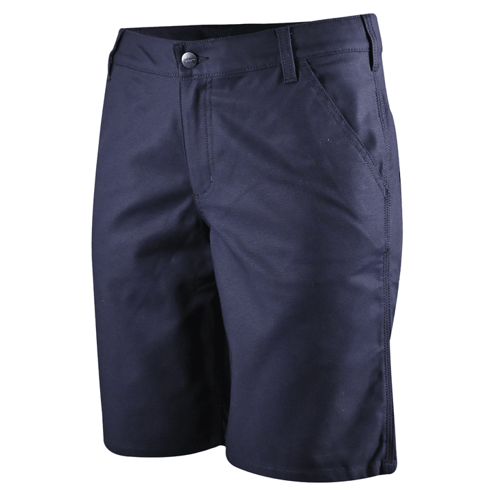 Carhartt Women's Chino Shorts Navy Rugged Flex Rigby Relaxed Fit