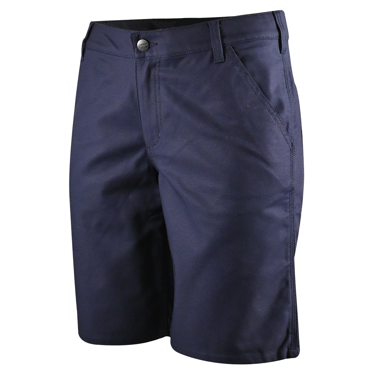 Carhartt Women's Chino Shorts Navy Rugged Flex Rigby Relaxed Fit
