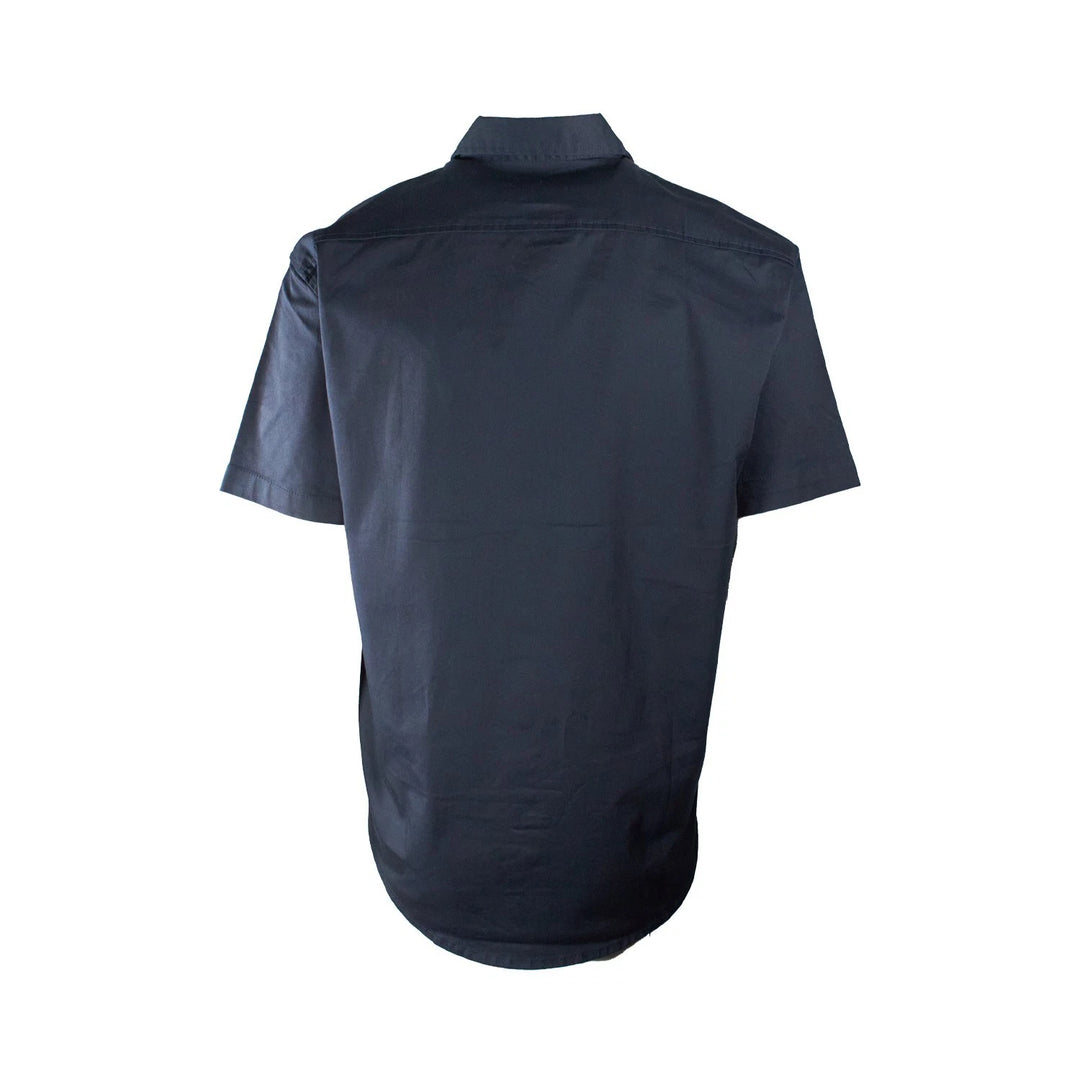 DieHard Men's Shirt Work Twill Resists Short Sleeve Black, Navy, Grey
