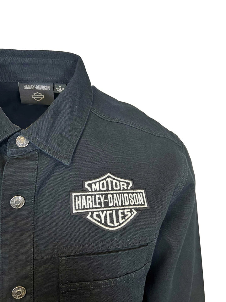 HD Branded  Men’s Black Shirt Spirit of Freedom Long Sleeve (355)