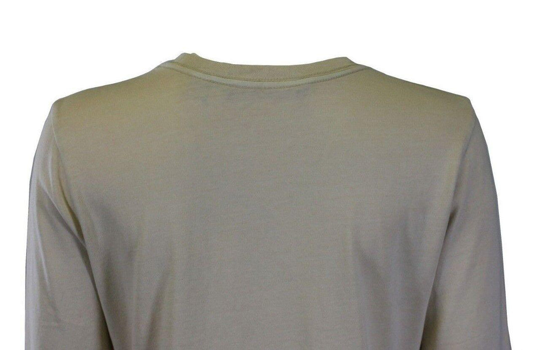 HD Branded Women's T-Shirt Cream Cross-Stitch Flying Eagle L/S Tee (S45)