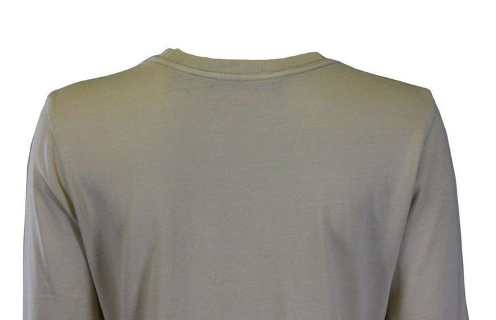 HD Branded Women's T-Shirt Cream Cross-Stitch Flying Eagle L/S Tee (S45)