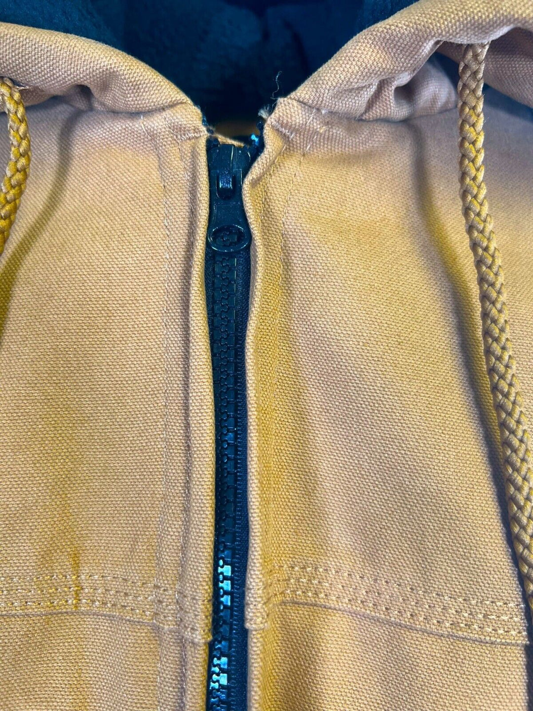 Magellan Outdoors Men's Brown Jacket Work Sherpa-lined Duck L/S (S02)