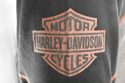 Harley-Davidson Men's T-Shirt Grey Colorblocked Performance Staple (S61)