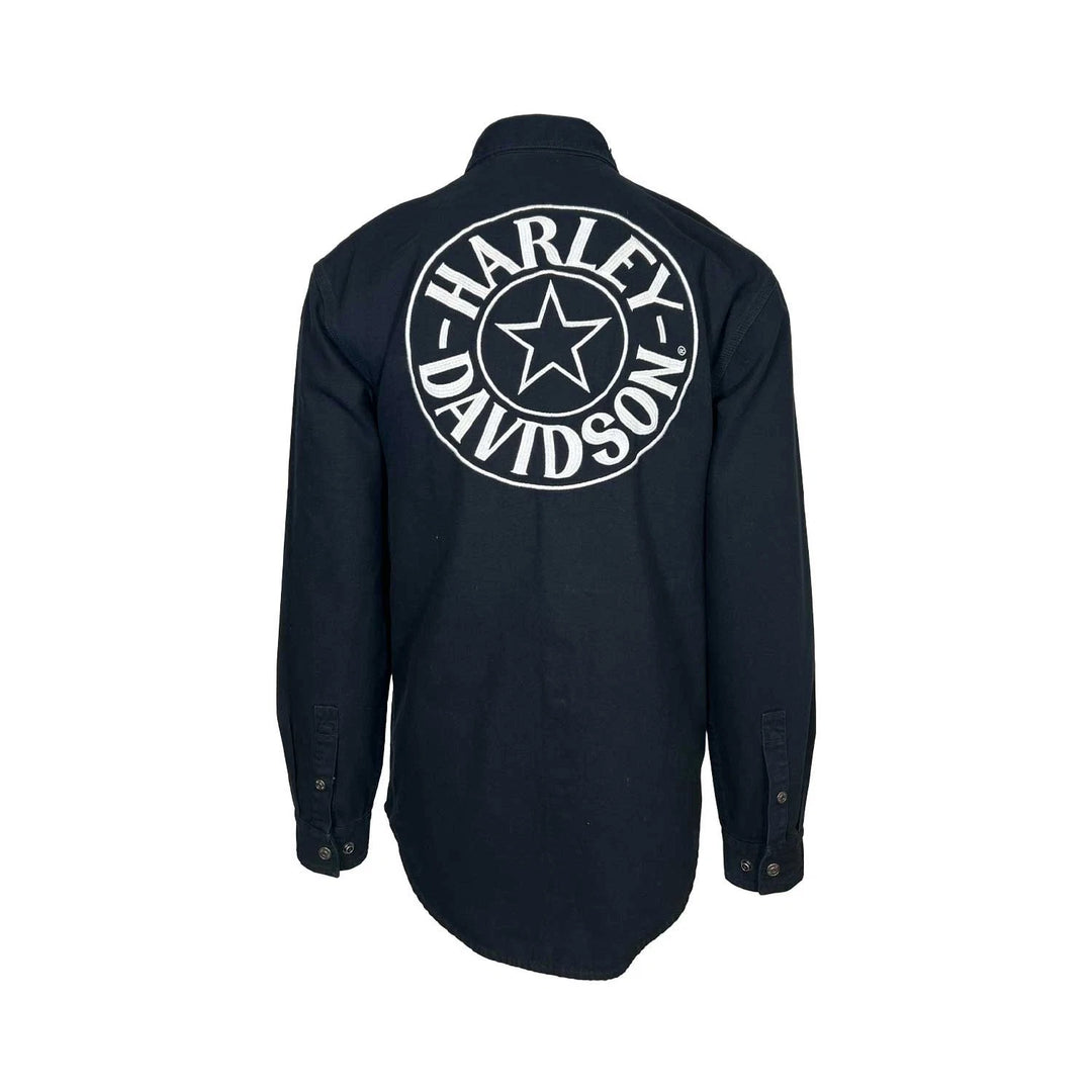 HD Branded  Men’s Black Shirt Spirit of Freedom Long Sleeve (355)