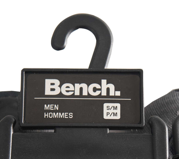 Bench Men's Charcoal Heather Puffer Slippers with Rubber Sole FiberFill (S01)