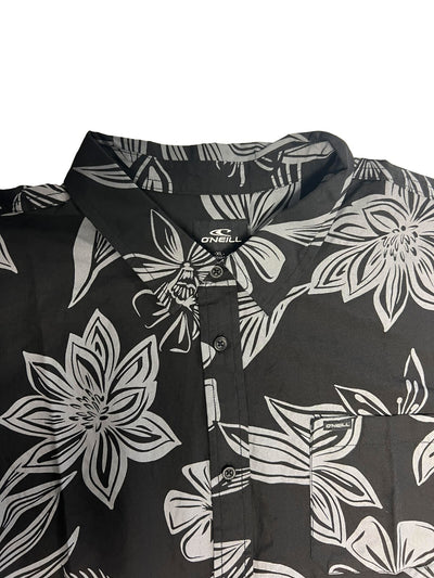 O'Neill Men's Shirt Shoreside Short Sleeve Printed Flowers Shirt