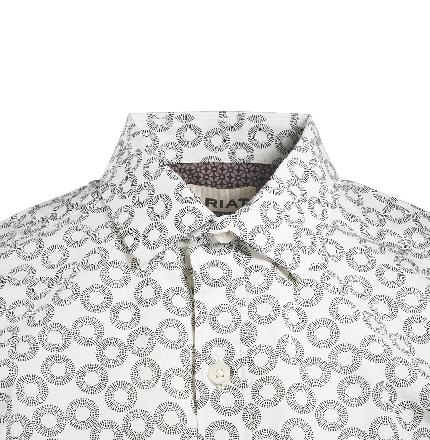 Ariat Men's Shirt Marc & Morgan Stretch Modern Fit S/S Vanilla Ice, White (S49)