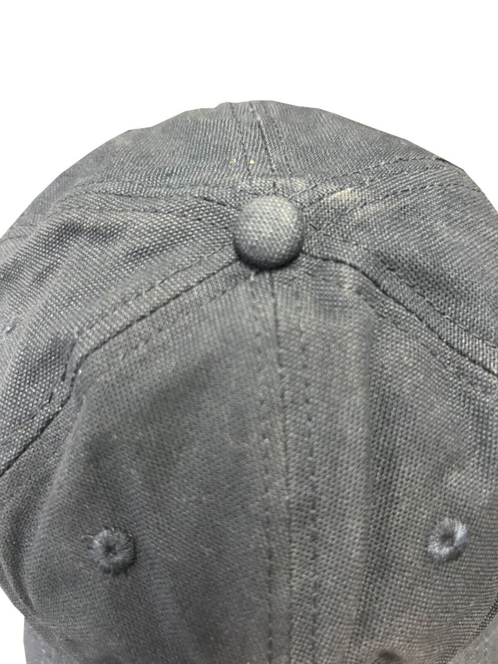 Carhartt Navy &amp; White Canvas Cap FastDry Comfort Block Letters (S09)