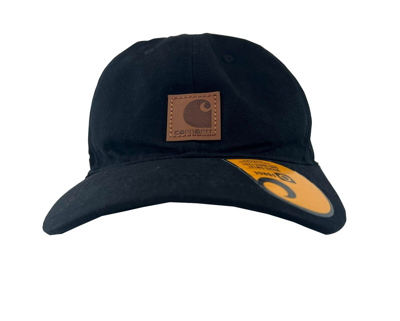 Carhartt Black Canvas Cap FastDry Comfort Center Logo Patch (S04)