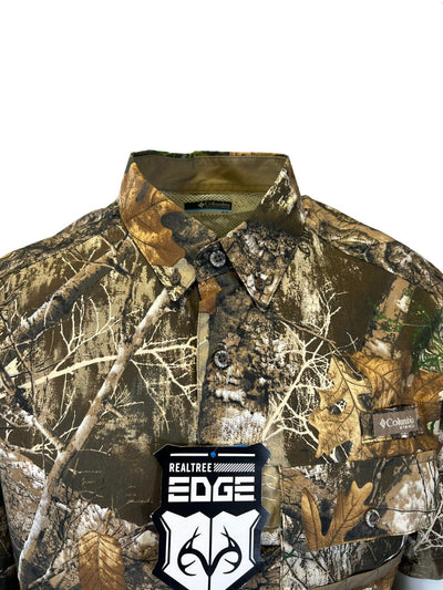 Columbia Men's Realtree Edge Shirt PHG Super Sharptail Short Sleeve (903)