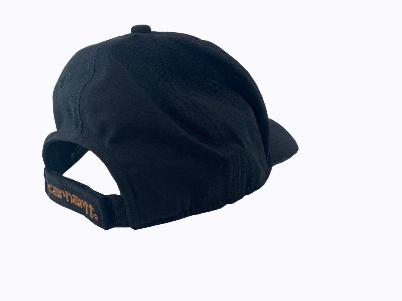 Carhartt Black Canvas Cap FastDry Comfort Center Logo Patch (S04)