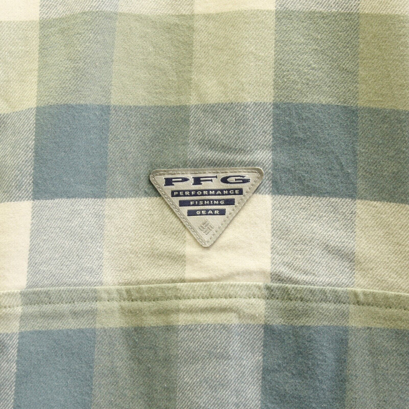 Columbia Men's Safari Multi Check PFG Slack Tide L/S Flannel Shirt (348)
