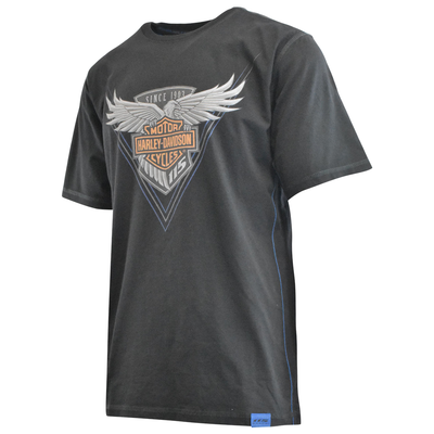 Harley-Davidson Men's T-Shirt Eagle Wings 115th Anniversary Graphic (S76)
