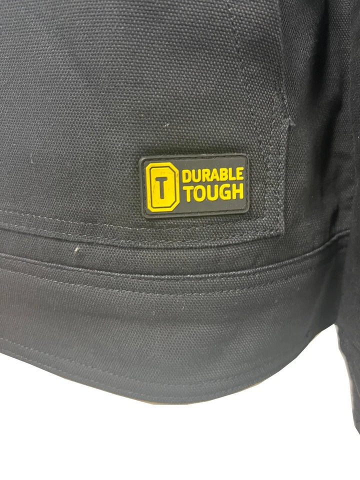 John Deere Men’s Black Jacket Light Weight Tractor Durable Tough (S02)