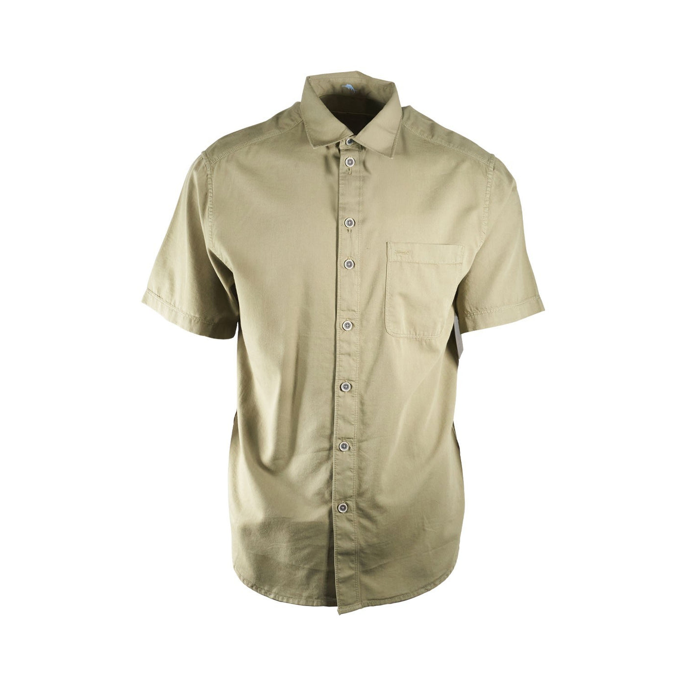 Tommy Bahama Men's Shirt Salty Seas Marlin Logo Specially Treated Pocket S/S